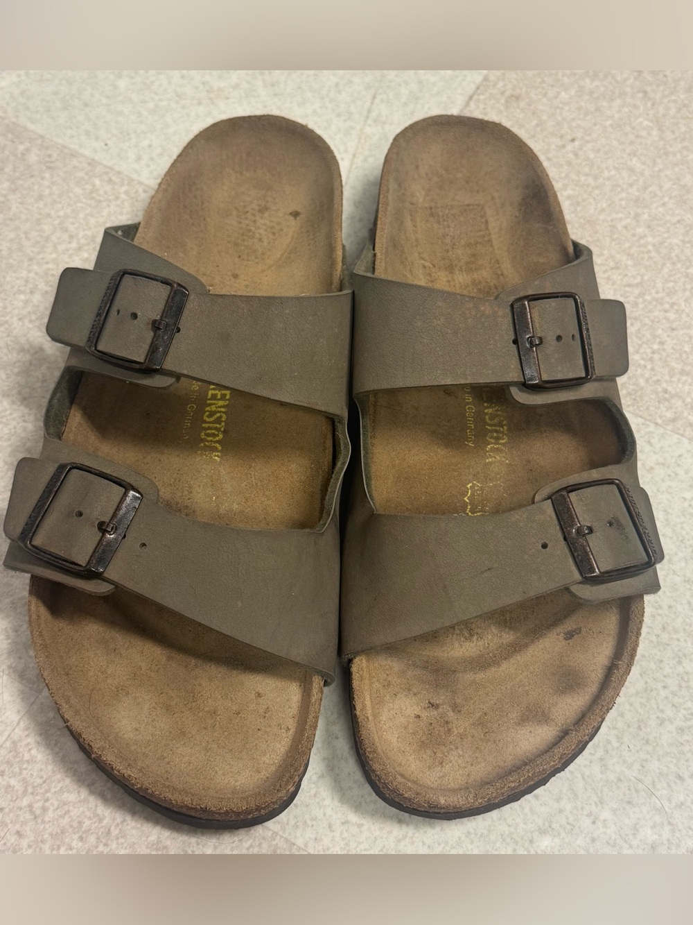 Birkenstock Arizona men’s 13 EU 46 Slider Sandals *Sun Bleached